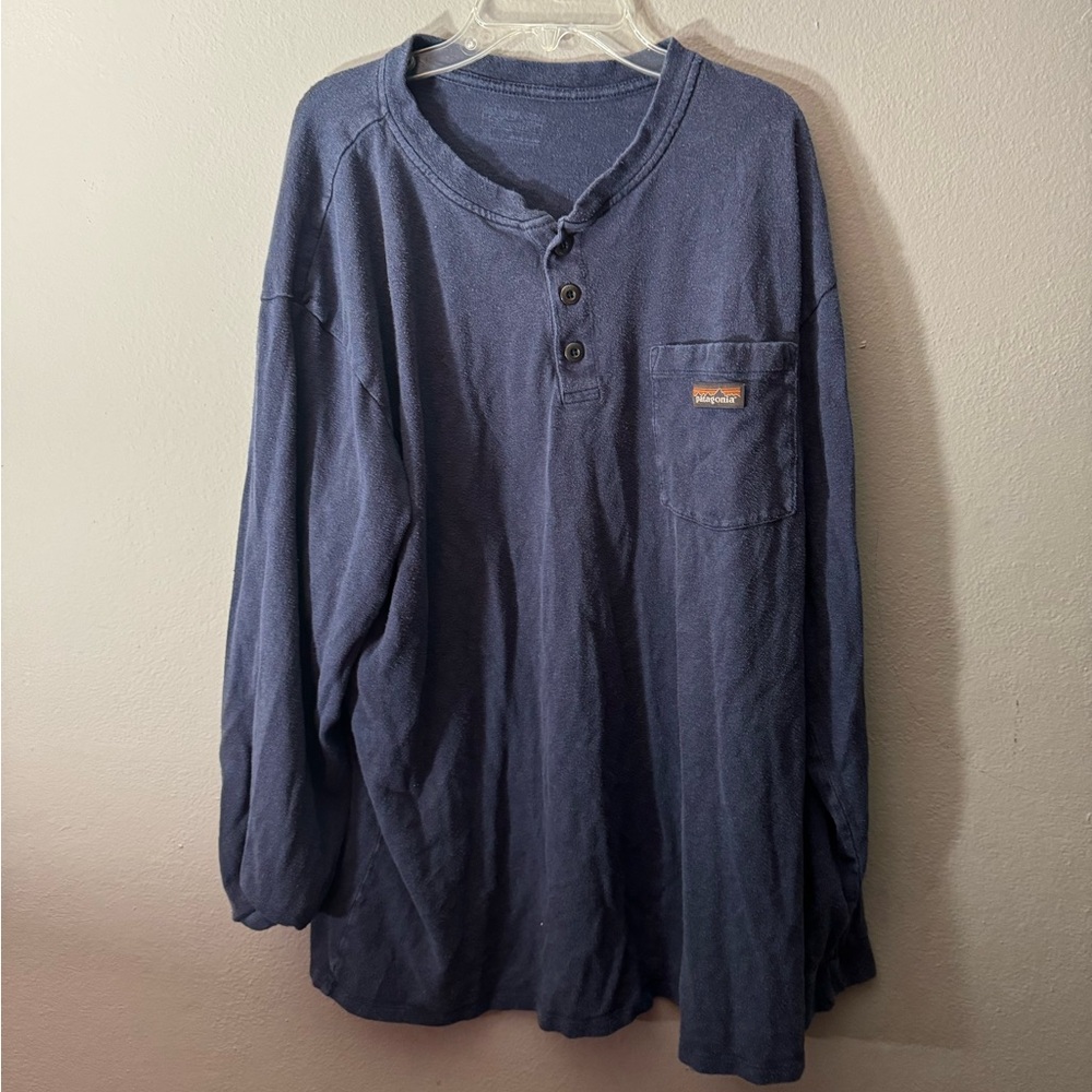 Patagonia workwear Long Sleeve Work Henley Shirt XL (XXL)